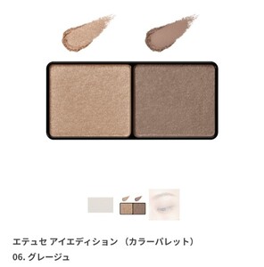 エテュセ アイエディション カラーパレット 06 グレージュ アイシャドウ