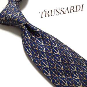 トラサルディ TRUSSARDI ネクタイ ブランド ネイビー 紺 1142