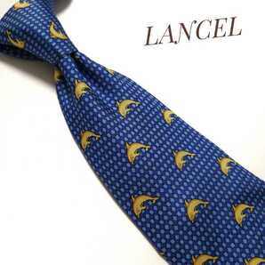 LANCEL ランセル ネクタイ ブランド 青系 1150