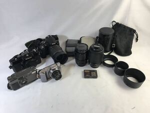 1000円売切 動作未確認 Nikon D5000 EL OLYMPUS SZ-14 CONTAX T2 1:3.5〜4.5 f=28-80mm 1:4-5.6 55-200mm ジャンク okoy-1423791-80★N278