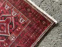 ザーヘダーン産87×85cm ペルシャ絨毯 絨毯 ラグ アンティーク家具 マジック カーペット 01AEBRS220620001C_画像3
