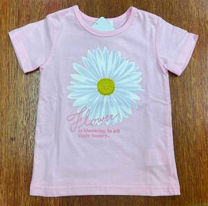 ★即決★新品タグ付 ウィルメリー WILL MERY★大きな花★フォト プリント 半袖Tシャツ★ベビー 100cm 3-4才目安 ￥1650