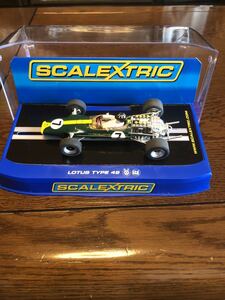 SCALEXTRIC 1/32 スロットカーC3031 LOTUS FORD TYPE 49 GRAHAM HILL n°7