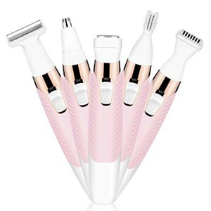 1台5役 レディースシェーバー 顔 ビキニライン 背中 脇 腕 足 全身 多機能 電動