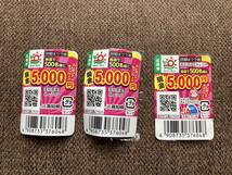 ★現金5000円が500名に当たる！応募券3枚 みょうが 現金プレゼントキャンペーン JA土佐くろしお 高知県 懸賞応募 送料63円～ ミニレター_画像1