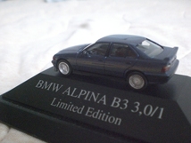 BMW アルピナ ALPINA E36 B3 3.0 アルピナブルー ミニカー ヘルパ ニコル NICOL AUTOMOBILES herpa 87/1 _画像4