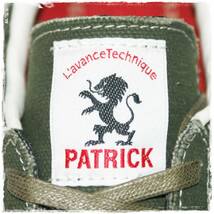 ★送料込み★未使用品★定価14,300円★36(23cm) パトリックPATRICK 防水 コットンキャンバス 日本製/MADE IN JAPAN グリーン系 カーキ系_画像8