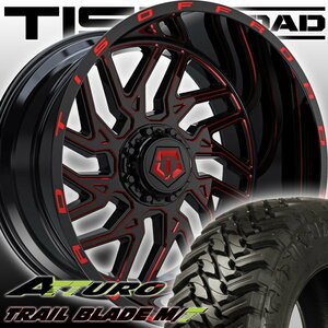 TIS 544BMR 20x12J シルバラード ユーコン 20インチマッドタイヤホイールセット ATTURO TRAIL BLADE MT 285/50R20 33x12.50R20 35x12.50R20