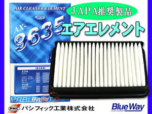 エブリィ DA62V DA62W エアエレメント エアー フィルター クリーナー パシフィック工業 BlueWay