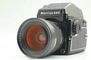 【現況品】 マミヤ Mamiya M645 1000S 中判フィルムカメラ PD Finder Sekor C 45mm f/2.8 レンズ　★やや難有り★　
