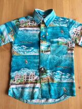 80's Ruddock Bros. SHIRTMAKERS Vintage S/S ALOHA Shirt/古着 ヴィンテージ アロハシャツ / Baby ベビー KIDS キッズ 100cm 110cm_画像1