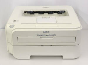 22061803 120 NEC A4 モノクロレーザープリンター MultiWriter 5000N（PR-L5000N） 印字枚数1383枚