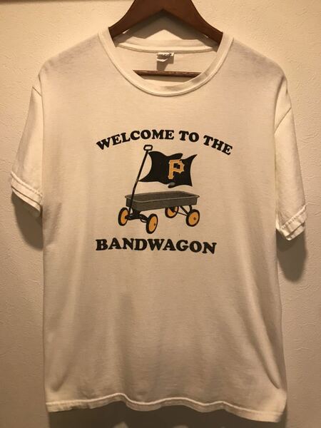 《送料込み》GOOD プリント BANDWAGON Tシャツ ビンテージ ヴィンテージ アメカジ 古着 カレッジ バンドワゴン