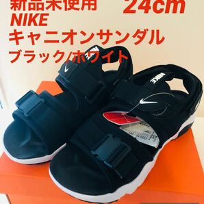 【新品】ナイキ ウィメンズ キャニオンサンダル ブラック 24cm