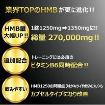 HMB決定版　27万mg超のハイスペック！業界トップのハイパーHMB　200錠 【マイプロテイン3本分／ビルドマッスル・メタルマッスル6袋分】_画像7