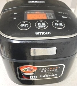 TIGER おとなのtacook〈タクック〉IH炊飯ジャー 炊きたて ブラック