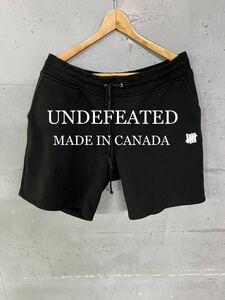 UNDEFEATEDスウェットショートパンツ！カナダ製！