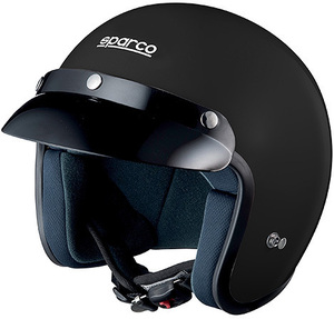 SPARCO（スパルコ） ヘルメット CLUB J1 ブラック Sサイズ（55-56cm）ECE05 エントリーモデル