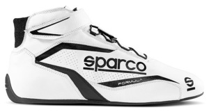 SPARCO（スパルコ） レーシングシューズ FORMULA ホワイト 42サイズ（27.0cm）FIA 8856-2018