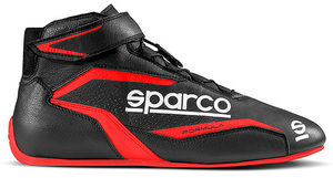 SPARCO（スパルコ） レーシングシューズ FORMULA ブラックxレッド 39サイズ（24.5cm）FIA 8856-2018