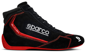SPARCO（スパルコ） レーシングシューズ SLALOM ブラックxレッド 40サイズ（25.5cm）FIA 8856-2018