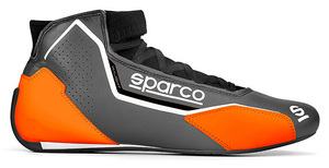 SPARCO（スパルコ） レーシングシューズ X-LIGHT オレンジxグレー 40サイズ（25.5cm）FIA 8856-2018