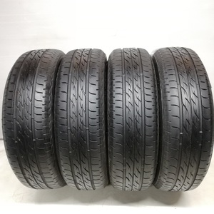 ◆本州・四国は送料無料◆ 165/70R14 ブリヂストン NEXTRY タイプL 2014年 70~80% アクア スペード パッソ ノーマルタイヤ 4本