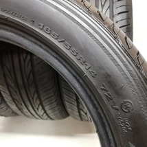 ◆本州・四国は送料無料◆ ＜希少品＆特価 ノーマルタイヤ 4本＞ 165/55R14 Hankook Ventus V8RS 2011年 65～70% ライフ ルークス 軽自動車_画像9