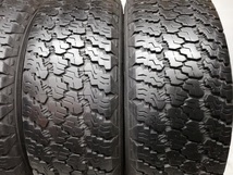 ◆本州・四国は送料無料◆ P 245/75R17 グッドイヤー '11 70~80% ジープ WRANGLER JKジープラングラー ノーマルタイヤ 4本_画像2