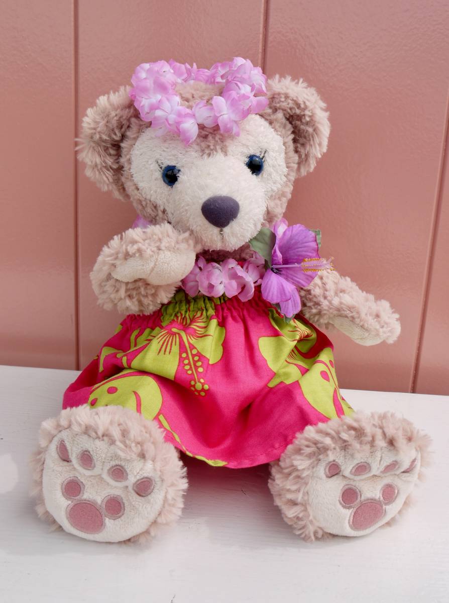 ★SherryMay-Kostüm ★S-Größe Muumuu & Rei & Haku/Handgefertigt/Disney/Duffy Pink x Grüner Hibiskus, Charakter, Disney, Duffy