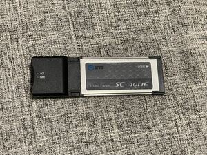 SC-40NE　無線LANカード(ひかり電話ルータ専用) NTT西日本