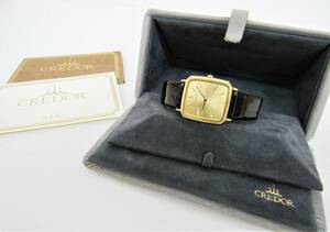 専用ケース説明書付き セイコー クレドール 14KT×SS 5930-5090 メンズ クォーツ 腕時計 CREDOR SEIKO ゴールド 金 文字盤