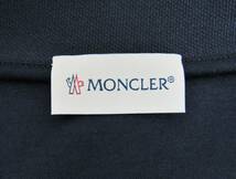 良品 モンクレール MONCLER ジャージ スエット ジップアップ カーディガン レディース ｓサイズ ネイビー ロゴ ダブルジップ_画像6