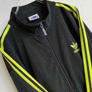 90's Adidas アディダス トレフォイル トラックジャケット ビビットカラー 希少カラー - Size L 