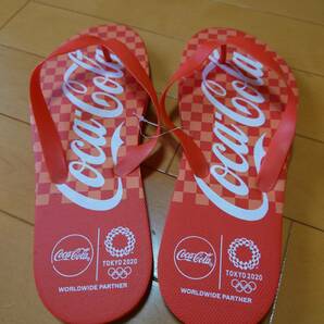未使用品　コカ・コーラ　ビーチサンダル　東京オリンピック