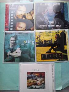 【送料112円】5枚セット ソCD3452 Sting At The Movies Demolition Man ...All This Time Ten Summoner's Tales /ソフトケース入り