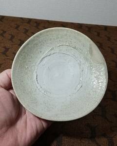 【茶犬】キレイな白瓷皿 猿投渥美古瀬戸 平安時代10~11世紀