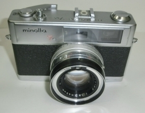 [11-162] junk Minolta film camera [. ground pawnshop ]