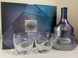 【古酒・未開栓】Hennessy ヘネシーXO オンアイス・エクスペリエンス・リミテッド・エディション 700ml 40% グラス付き