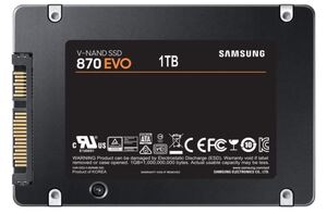 Samsung 870 EVO 1TB SATA 2.5インチ 内蔵 SSD MZ-77E1T0B/IT 2