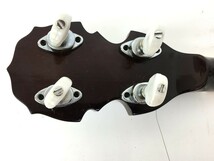 ◇【同梱不可】ジャンク品 Vine banjo 5弦 オープンバック バンジョー バイン 詳細不明 動作未確認 ケース付《店頭引取可能》_画像8