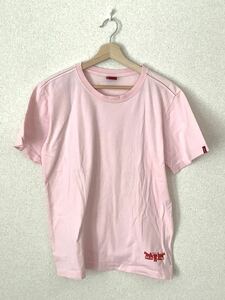 levi's RED TAB リーバイス　レッドタブ　プリントTシャツ　デニム　ピンク　バックプリント　半袖Tシャツ