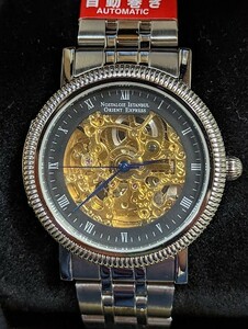 【未使用】ORIENT オリエント EXPRESS エクスプレス 自動巻き メンズ腕時計 OM-8017