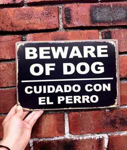  dog owner signboard 