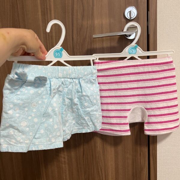 こども キッズ ショートパンツ 2点セット 95cm-100cm