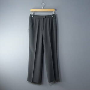 * beautiful goods *Leilian/ Leilian /9/ made in Japan / waist rubber slacks / gray / lady's M size corresponding / pants / center Press 