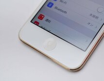 訳あり良品 iPod touch 16GB ゴールド MKH02J/A A1574 純正イヤホン付 ※液晶ヤケ有 ドコモ 動作品_画像4