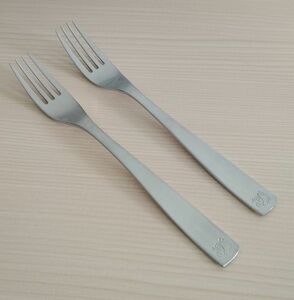 エールフランス フォーク2本セット エアラインカトラリー 航空会社 機内食 飛行機カトラリー Air France fork cutlery flatware