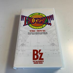 Y06↑002 B'z LIVE-GYM buzz ロック pleasure95 松本孝弘 稲葉浩志 邦楽 J-POP ミュージシャン 歌手 VHS ビデオ ビデオテープ ライブビデオ