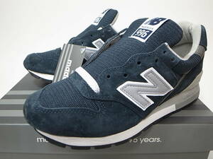 [ free shipping prompt decision ]NEW BALANCE USA made M996NAV 22.5cm US4.5 new goods NAVY navy blue navy SUEDE suede mesh MADE IN USA American made America made 